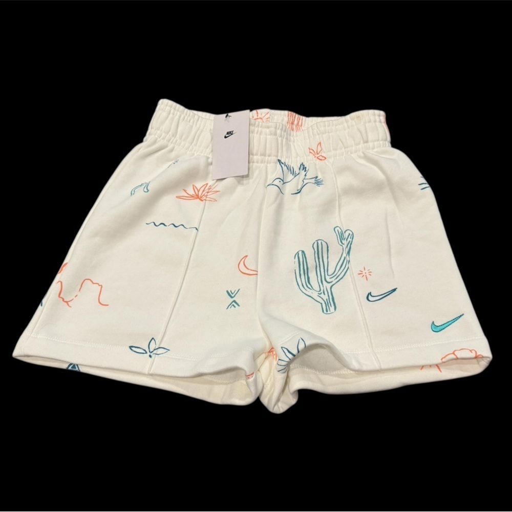 Nike Sportswear Women's Fleece Shorts Wild Oasis - Picture 2 of 5